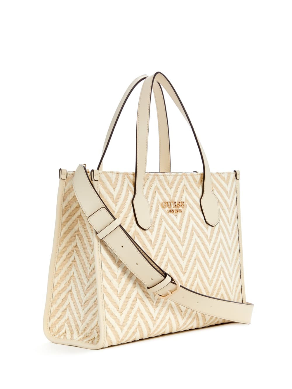 Silvana Chevron Tote - Guess