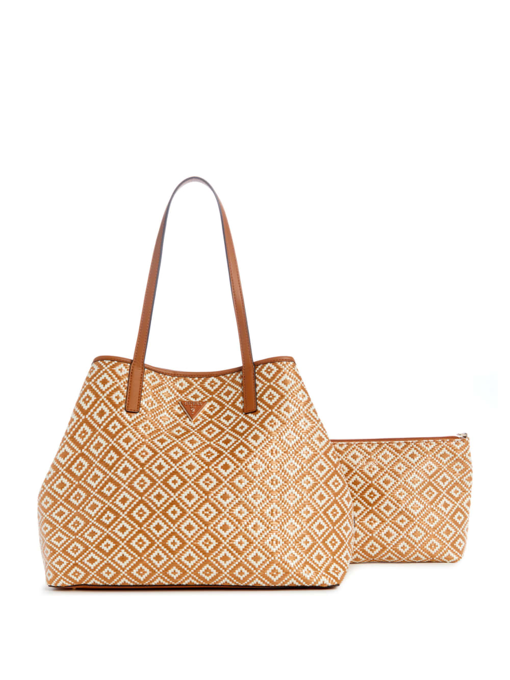 Vikky Straw Tote Set - Guess