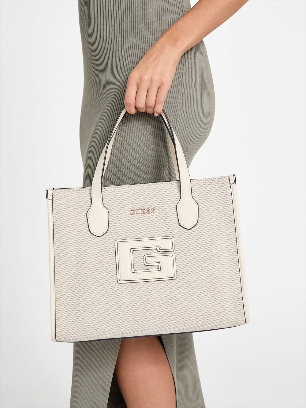 G Status Canvas Tote - Guess