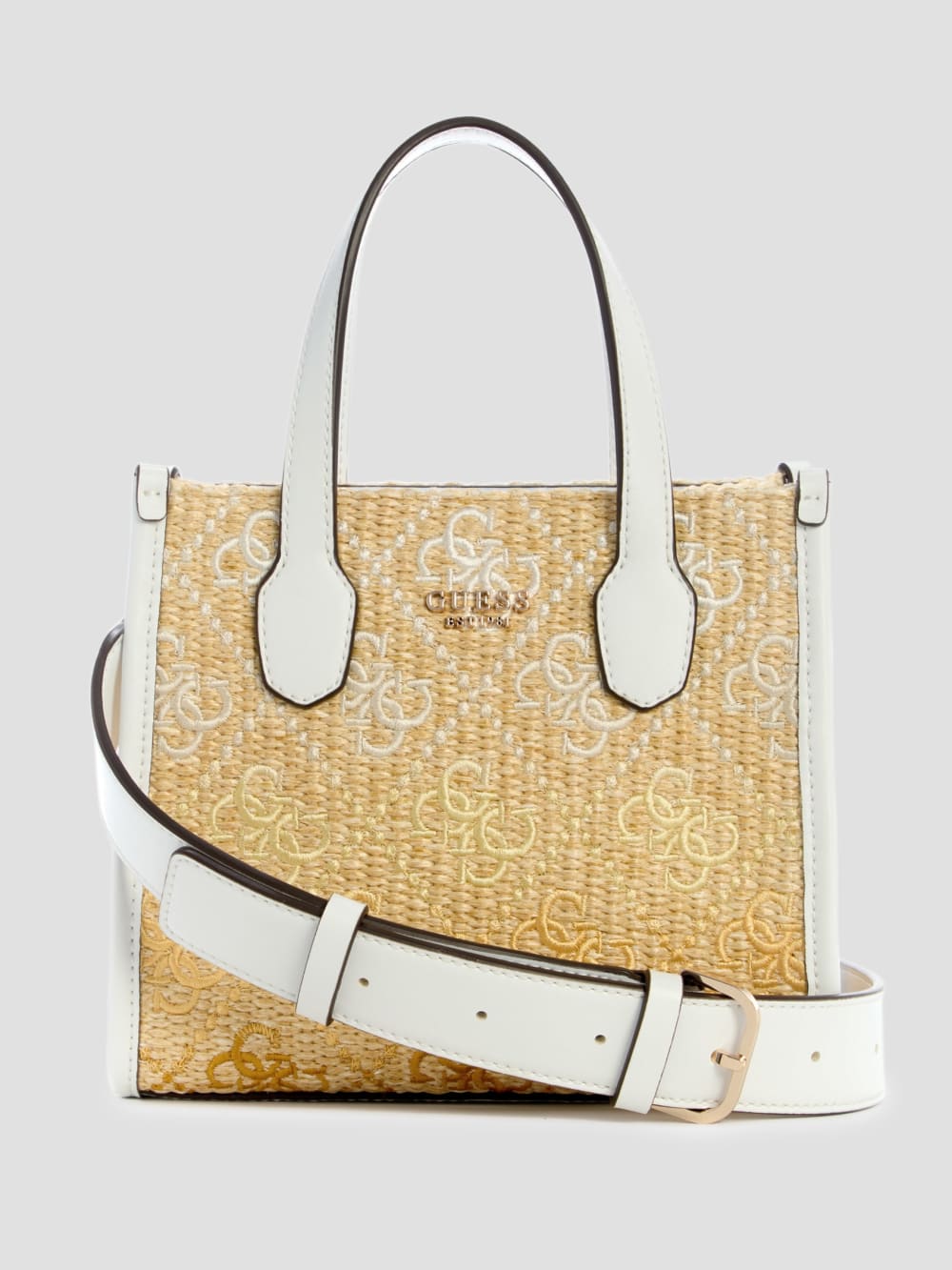 Silvana Raffia Mini Tote - Guess