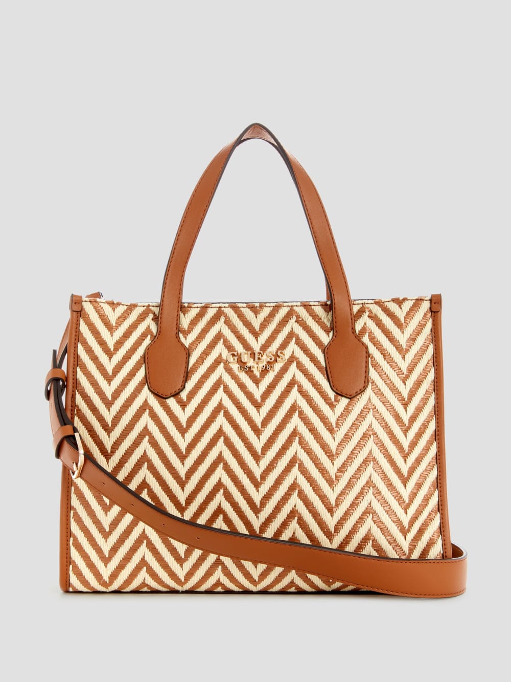Silvana Chevron Tote - Guess