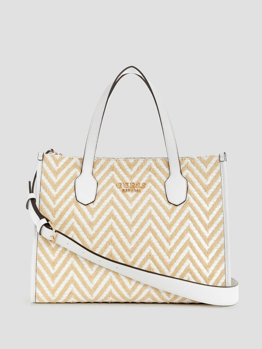 Silvana Chevron Tote - Guess