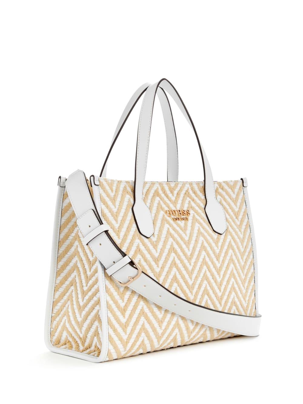 Silvana Chevron Tote - Guess