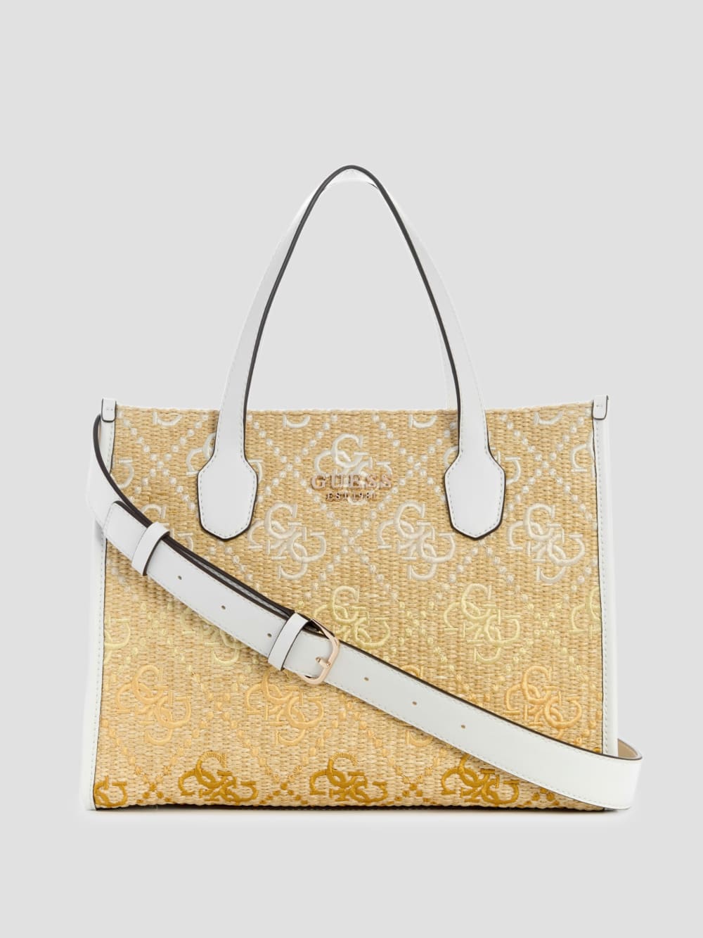 Silvana Raffia Tote - Guess