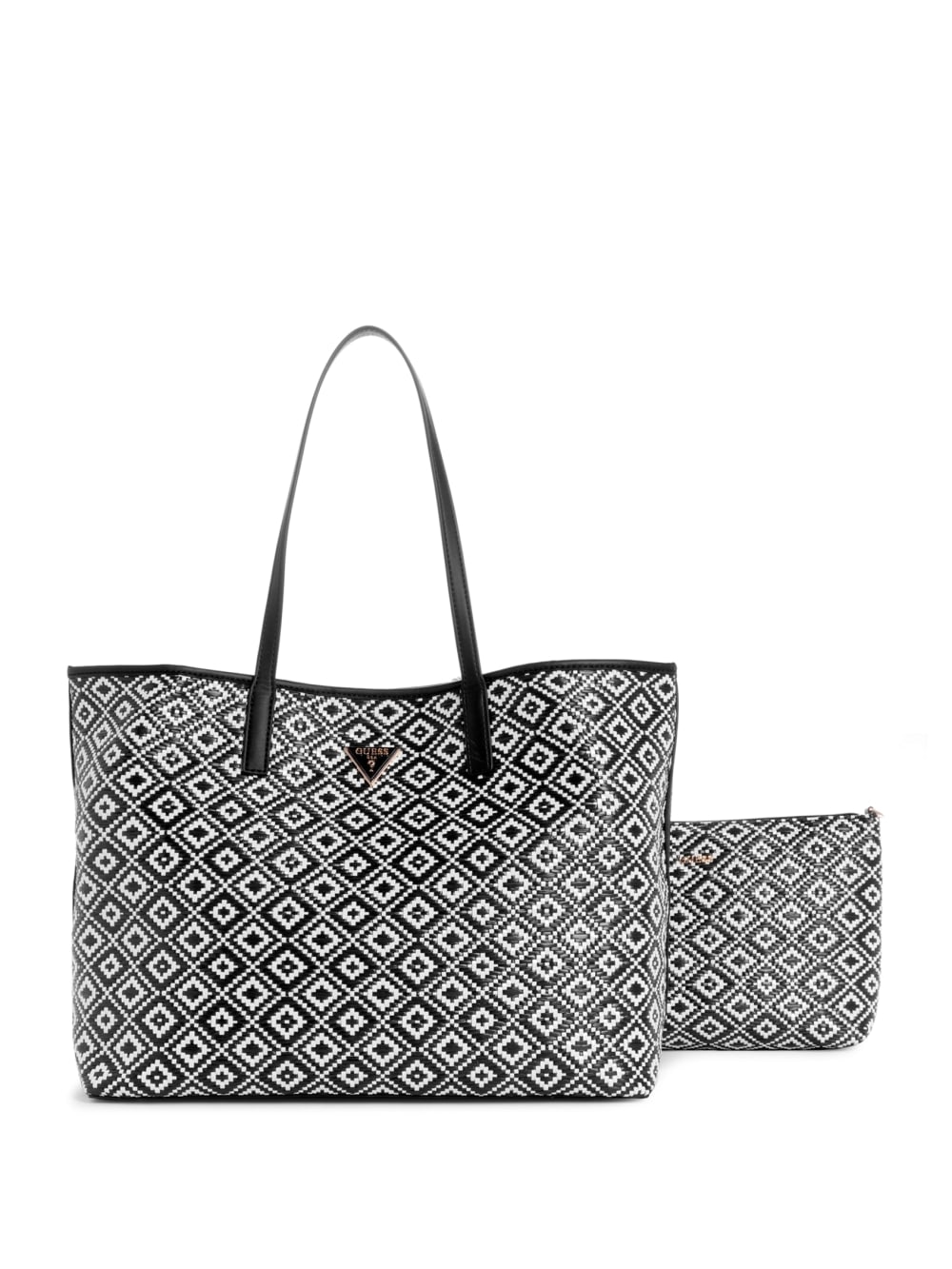 Vikky Straw Tote Set - Guess