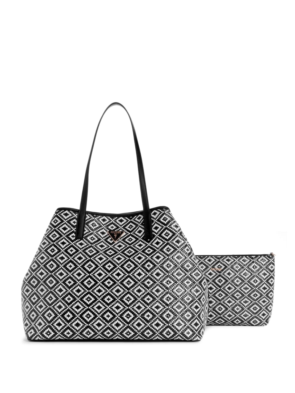 Vikky Straw Tote Set - Guess