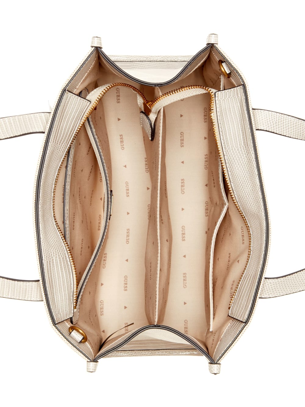 G Status Snake-Embossed Tote - Guess