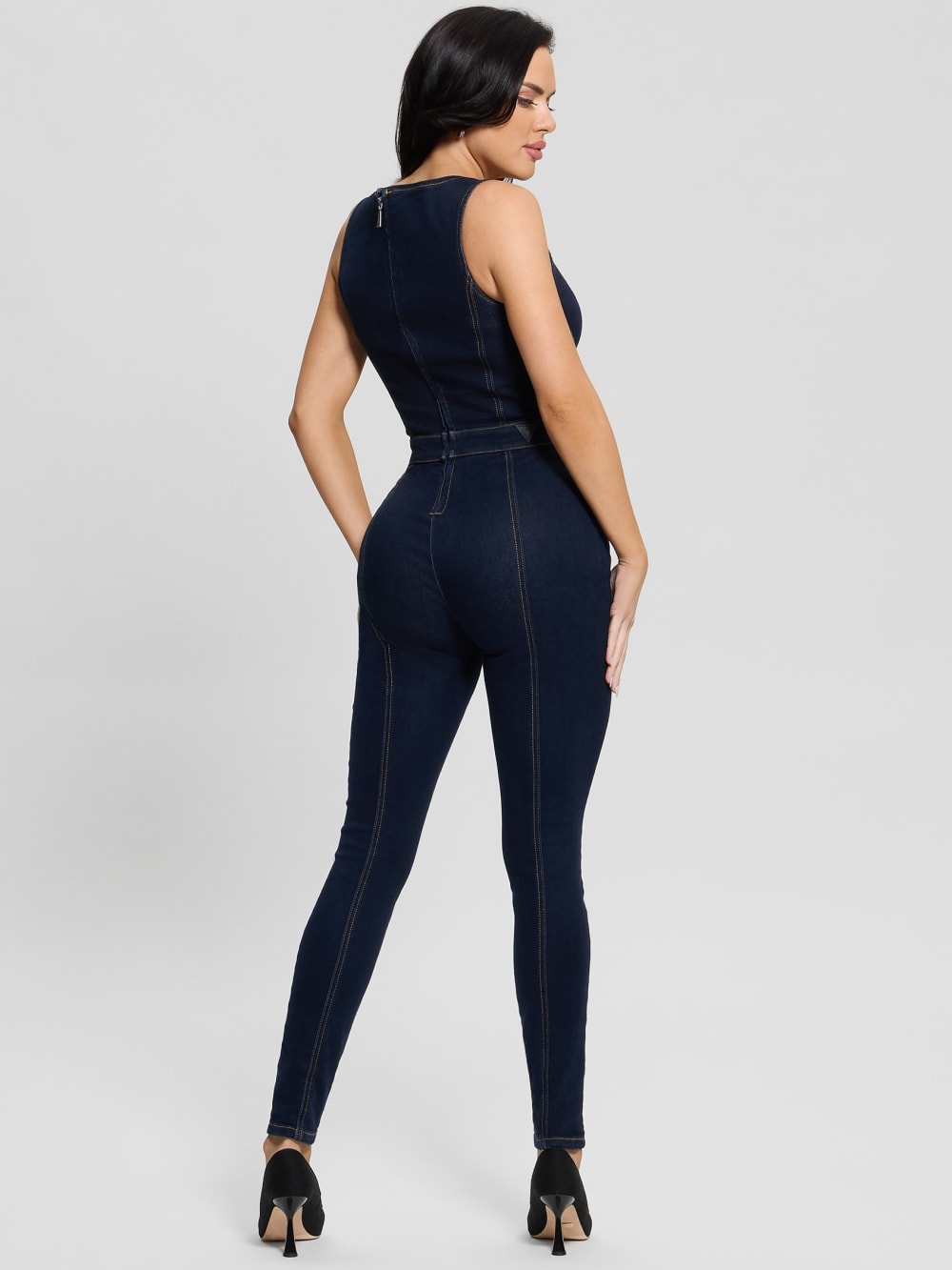 Carla Denim Jumpsuit - Guess