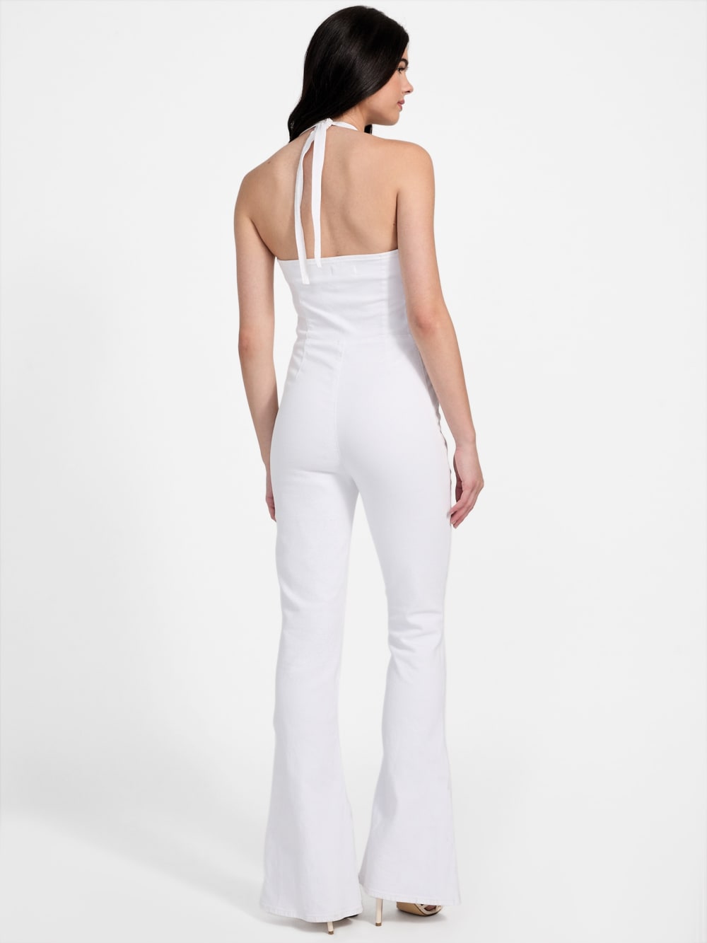Eco Blair Halter Denim Jumpsuit - Guess
