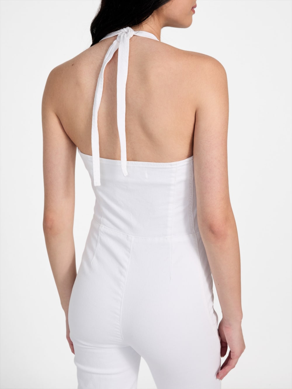 Eco Blair Halter Denim Jumpsuit - Guess
