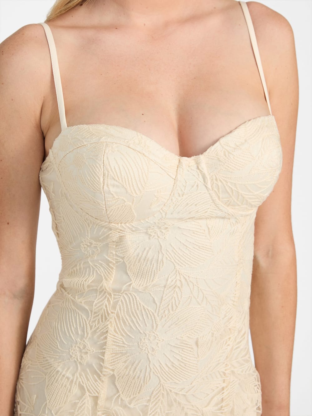 Serene Lace Bustier Dress - Guess