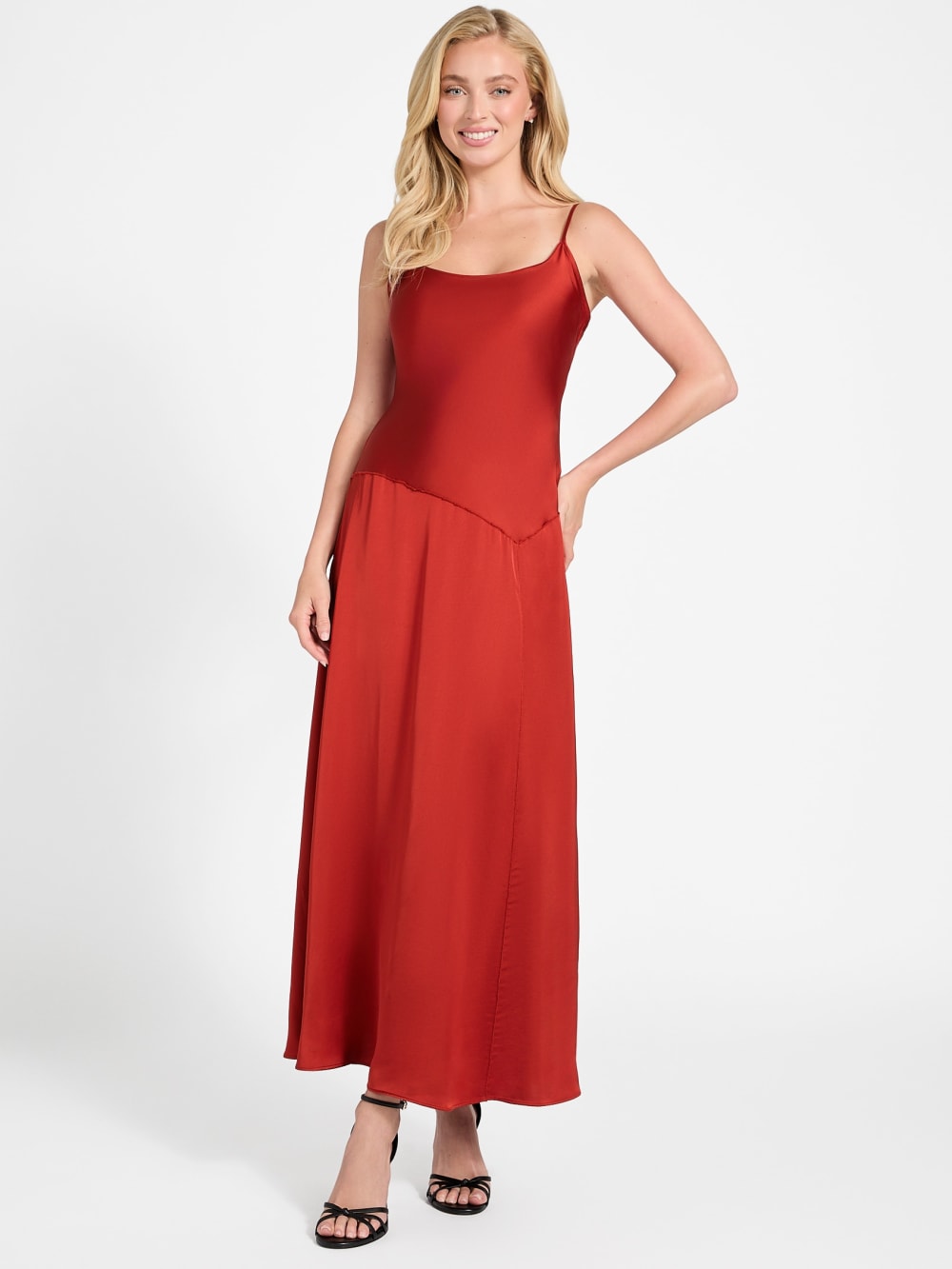 Jasmin Woven Maxi Dress - Guess