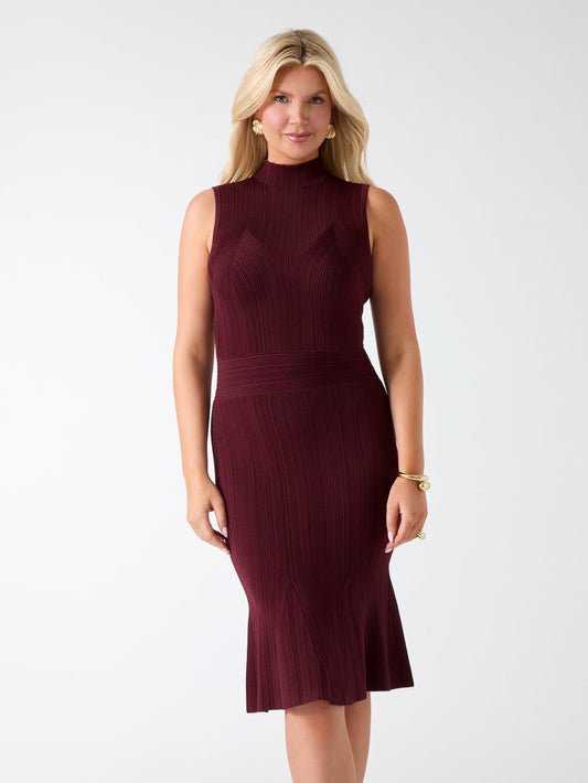 Adwoa Mock-Neck Dress - Guess