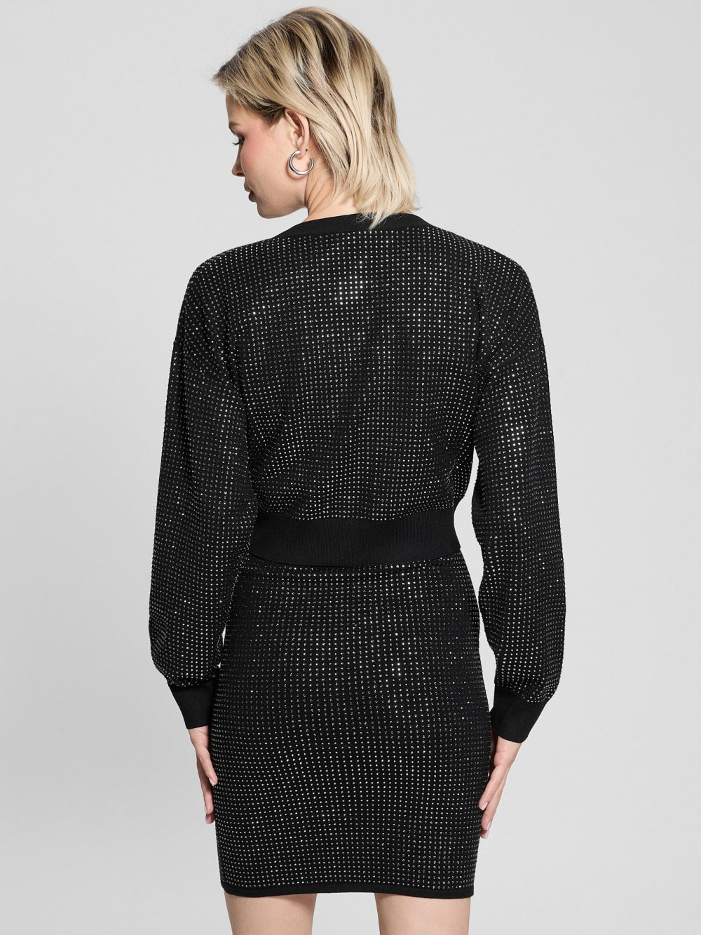 Khloe Rhinestone Sweater Dress - Guess