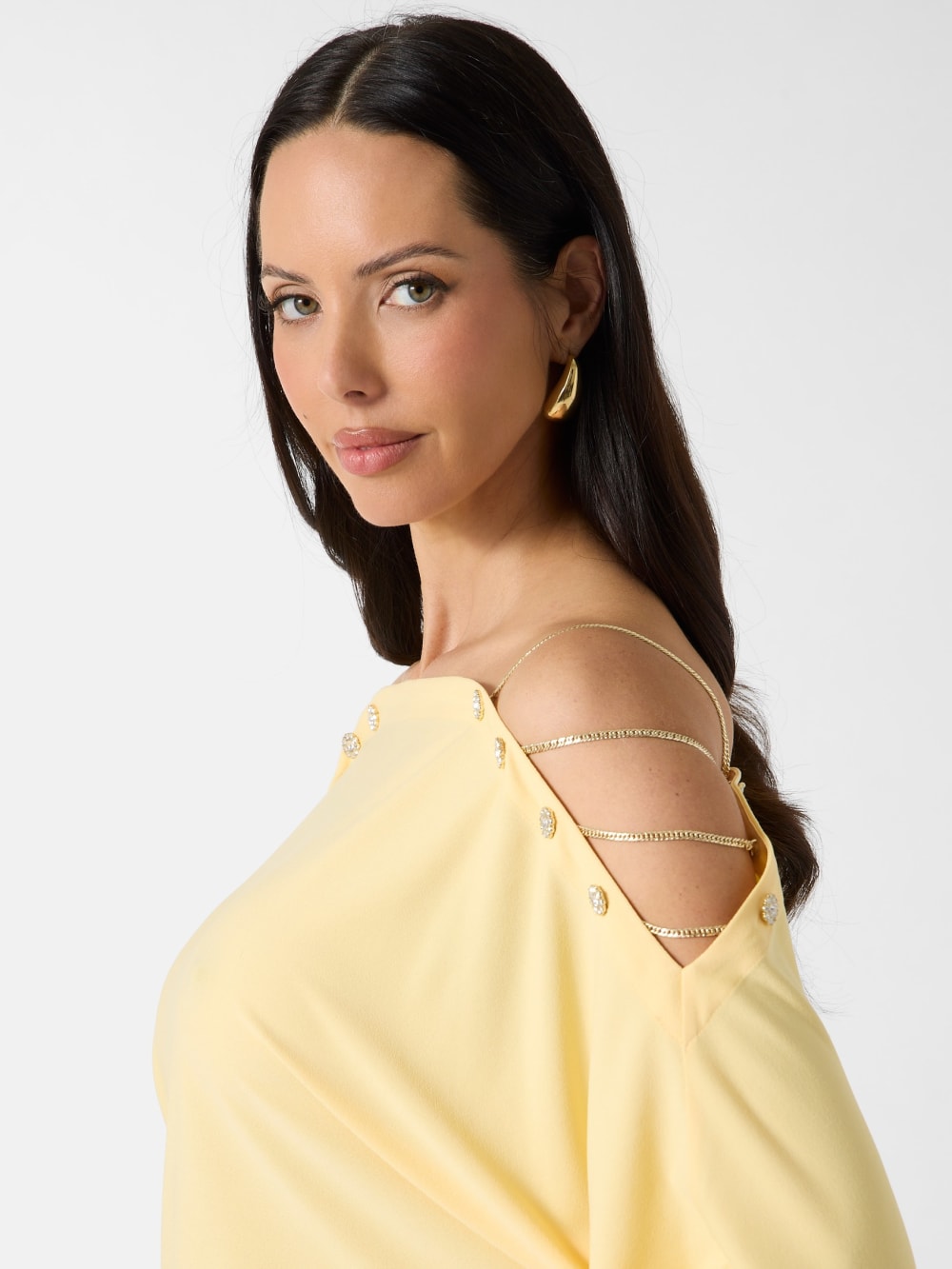 Eco Adri Off-the-Shoulder Crystal Top - Guess