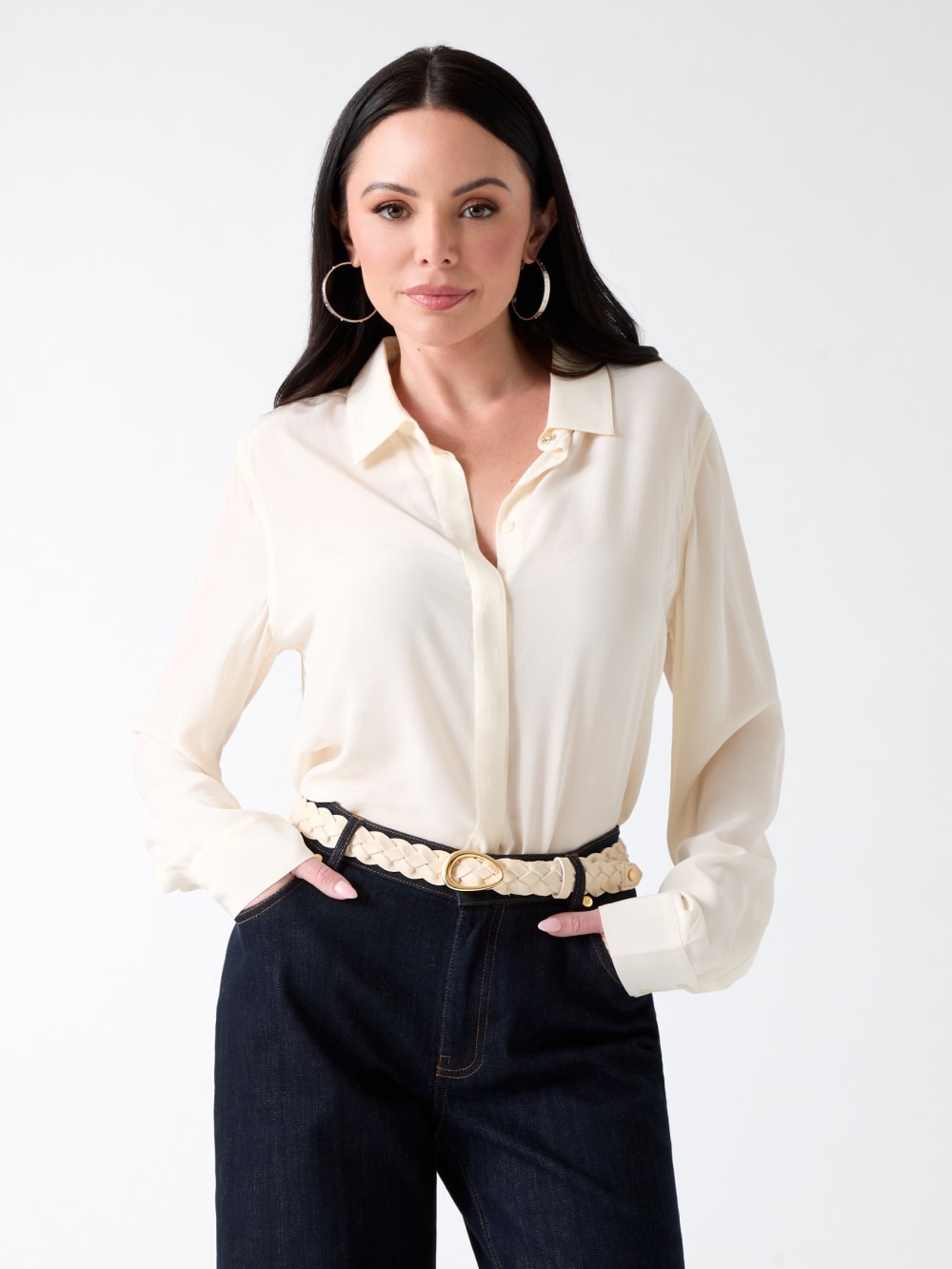 The New Silk Icon Blouse - Guess