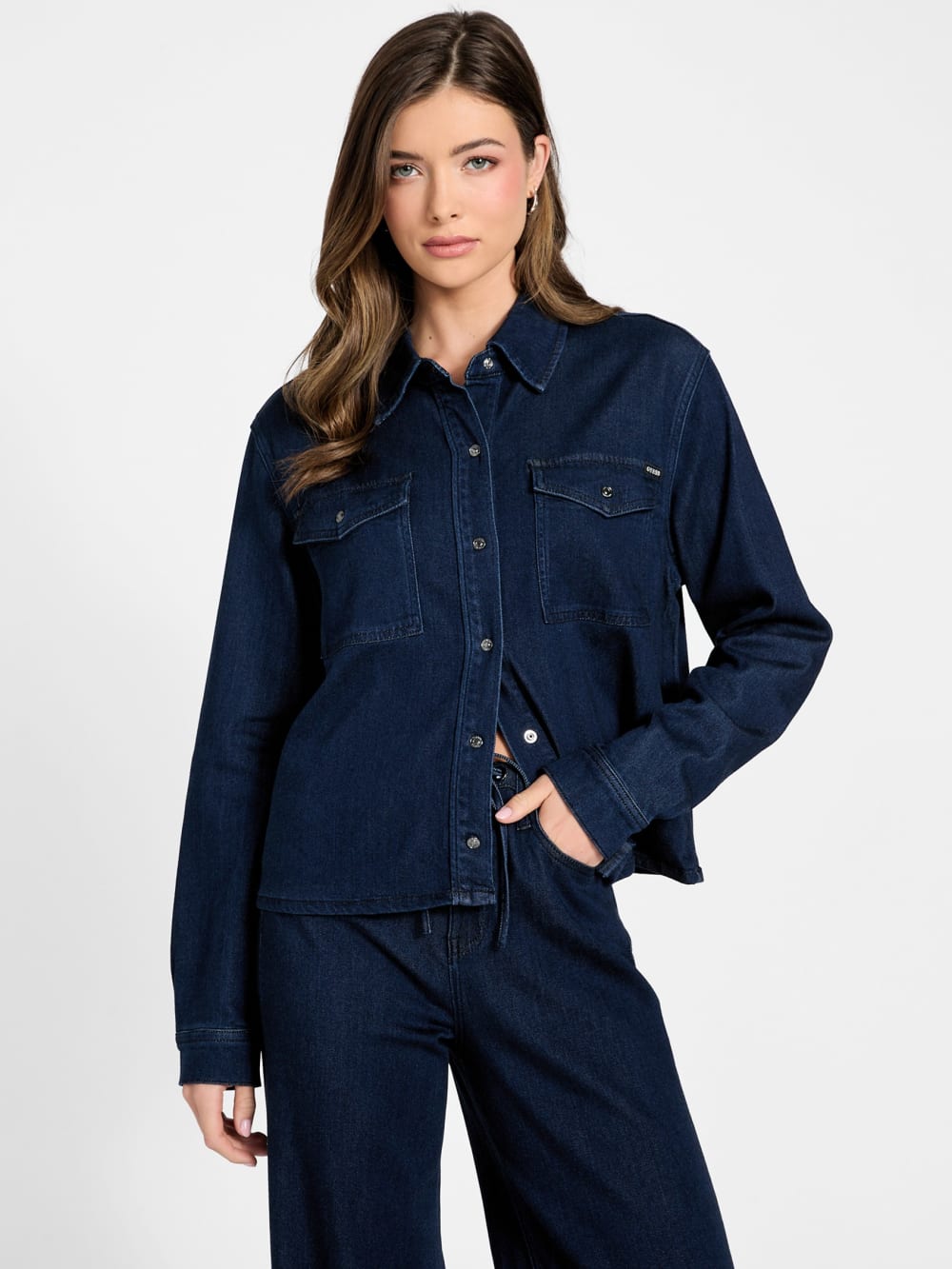 Lyocell blend shacket - Guess