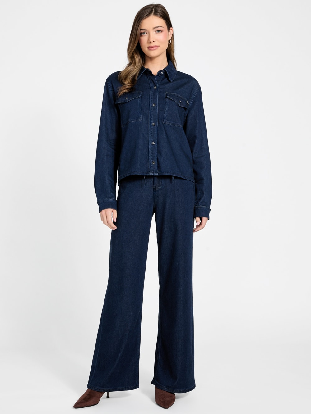 Lyocell blend shacket - Guess