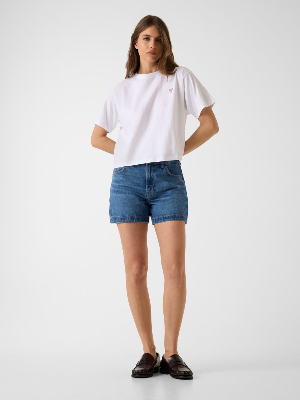 Boxy Mini Triangle Tee - Guess