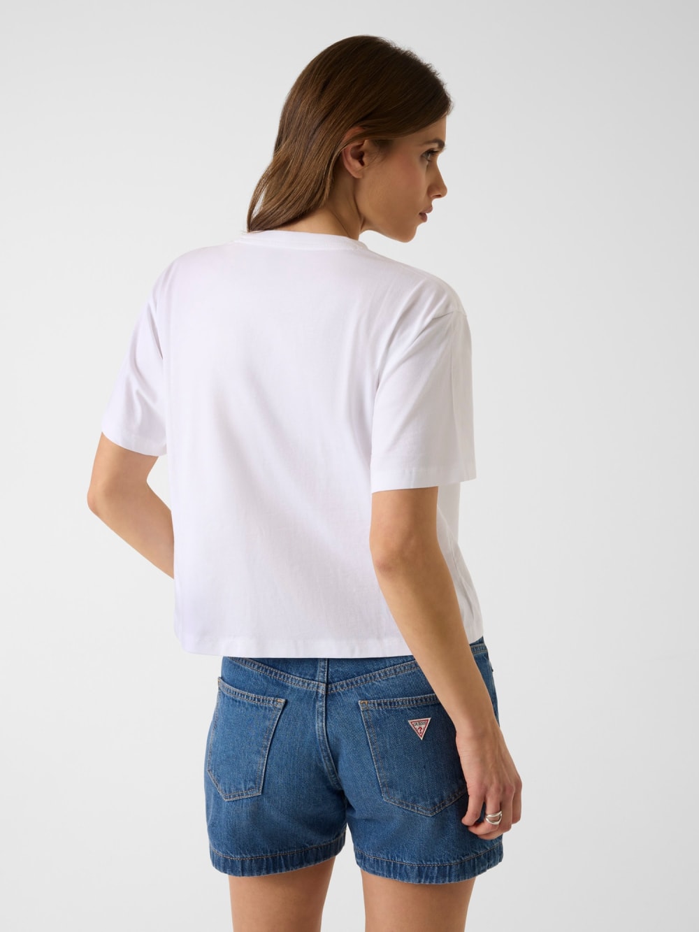 Boxy Mini Triangle Tee - Guess