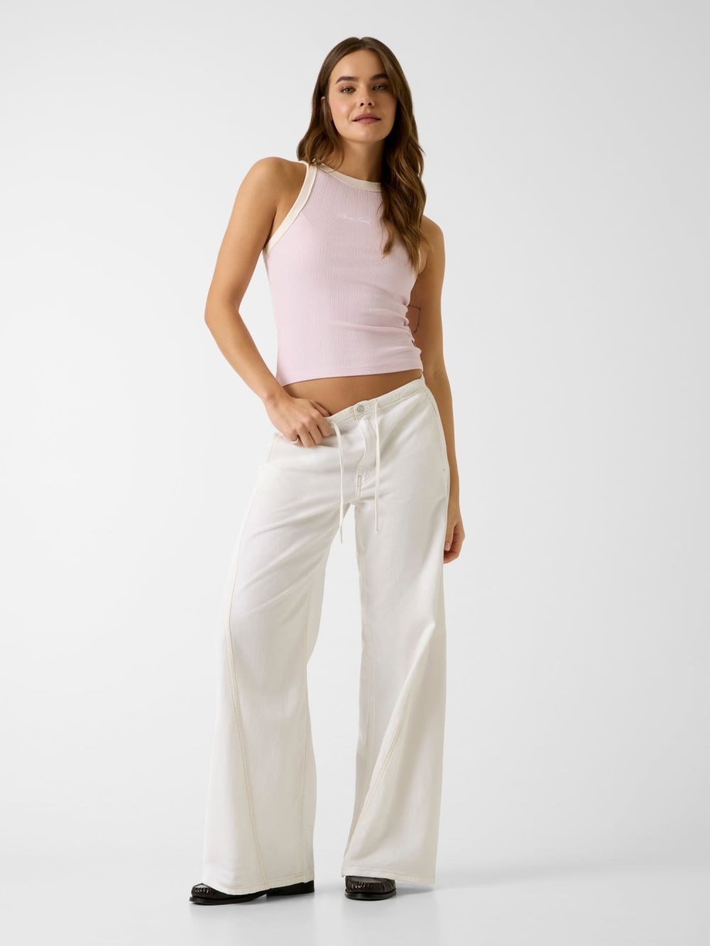 Embroidered logo tank top - Guess