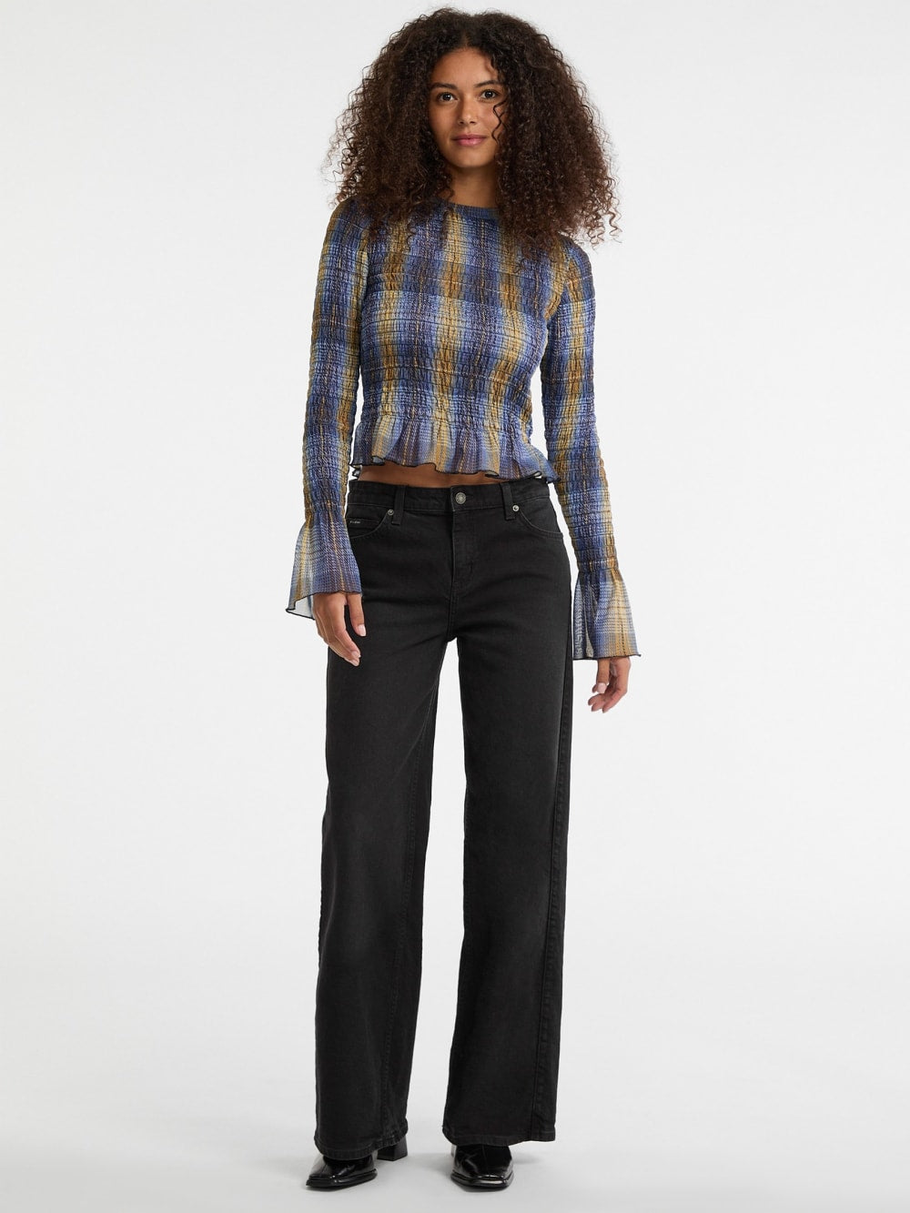 GUESS Originals Eco Smocked Mesh Printed Tee - Guess