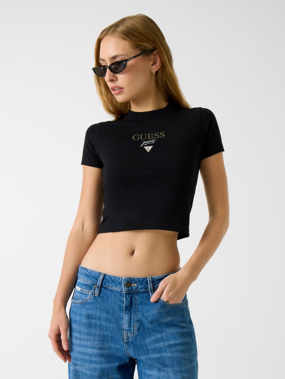 Embroidered logo t-shirt - Guess