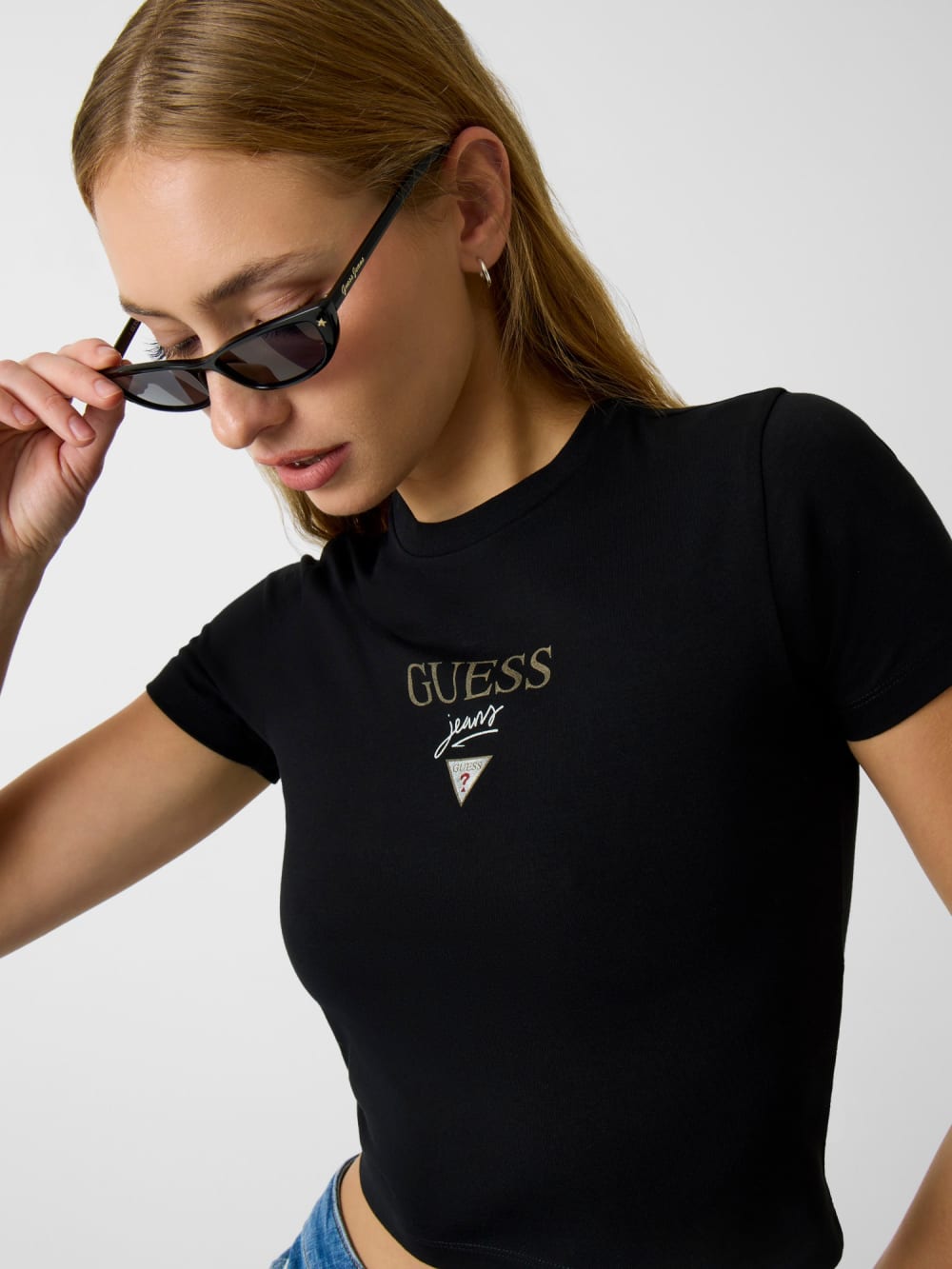 Embroidered logo t-shirt - Guess