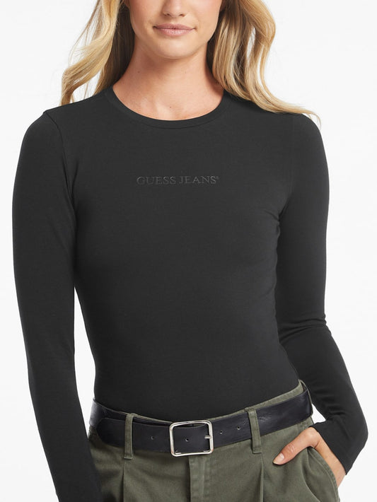 Embroidered Logo Bodysuit - Guess