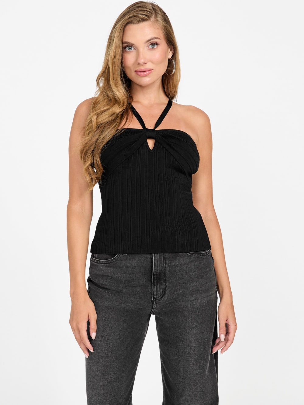 Sofie Ribbed Mirage Top - Guess