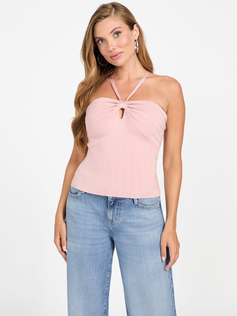 Sofie Ribbed Mirage Top - Guess