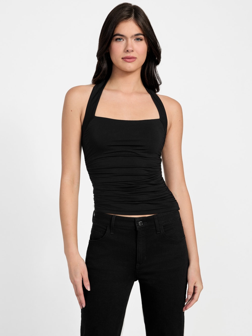 Eco Nora Halter Shirred Tank - Guess
