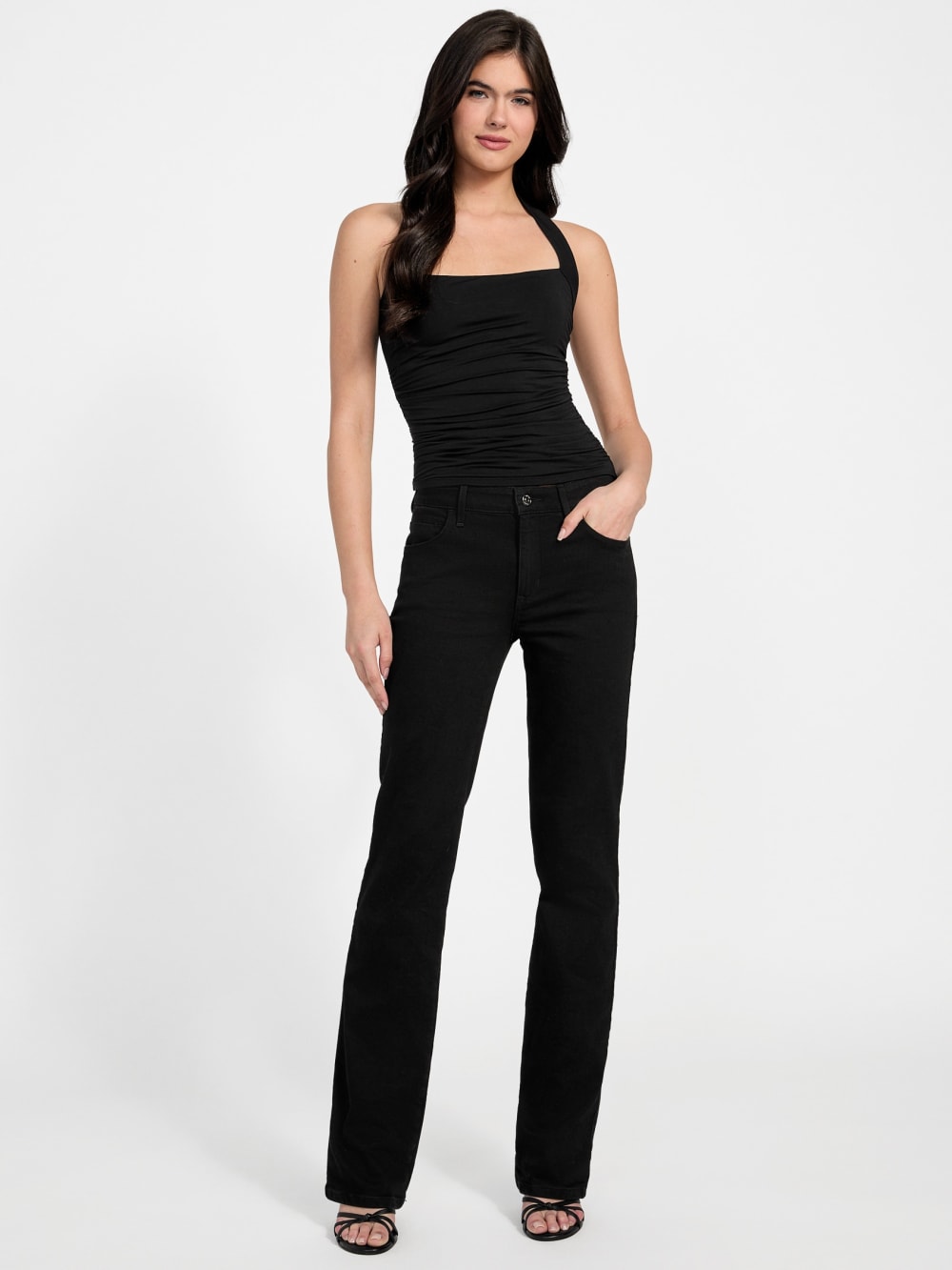 Eco Nora Halter Shirred Tank - Guess