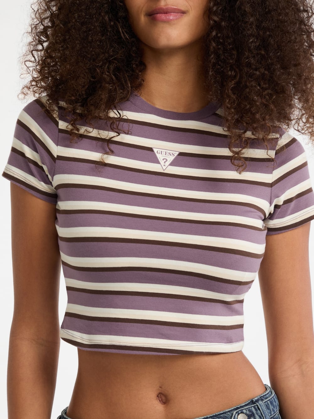 Eco GUESS Originals Core Striped Baby Tee - Guess