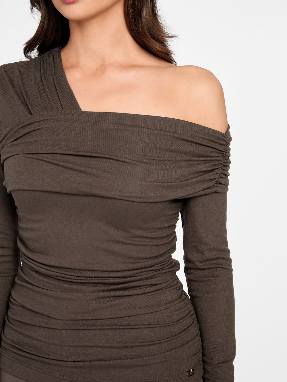 Eco Astrid Asymmetric Draped Top - Guess