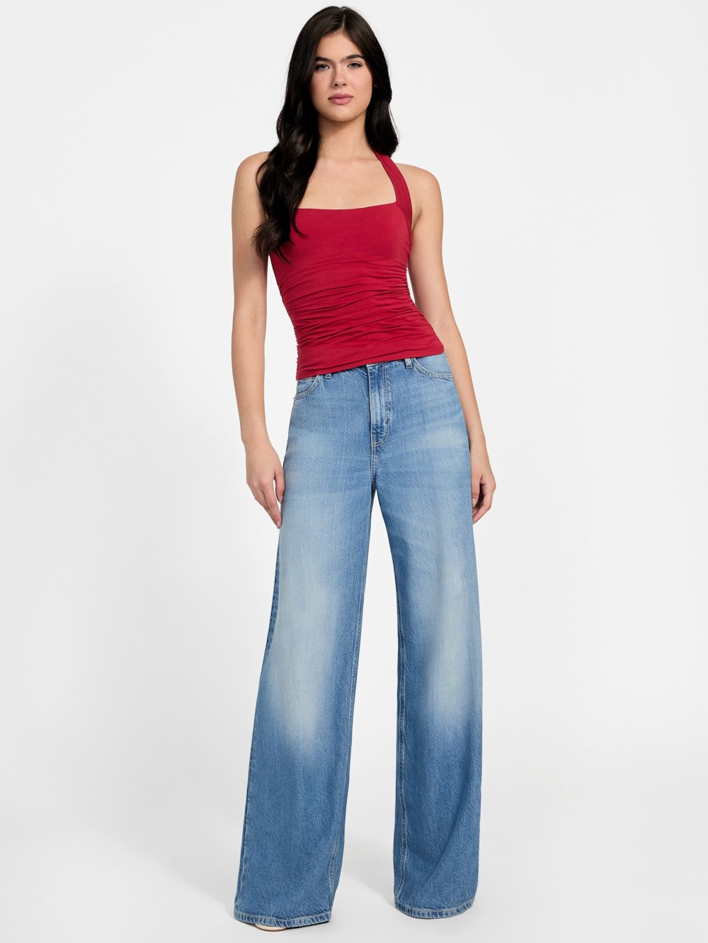 Eco Nora Halter Shirred Tank - Guess