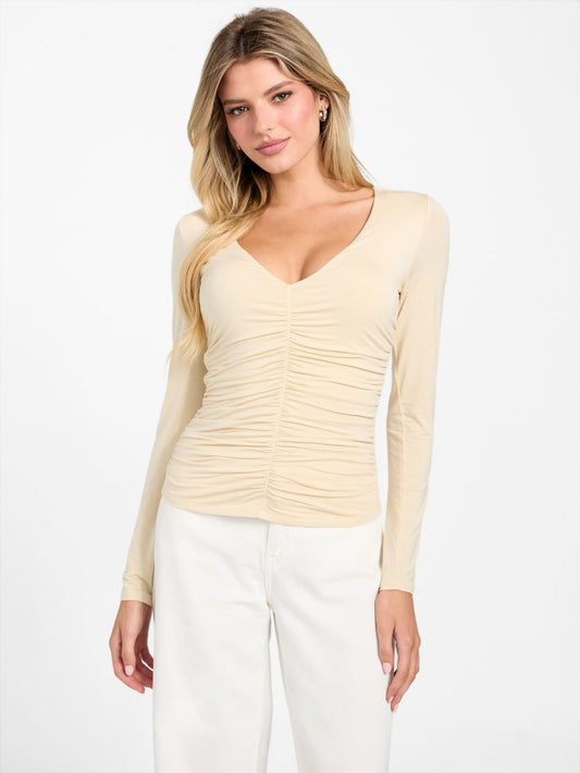 Eco Ayleen V-Neck Top - Guess