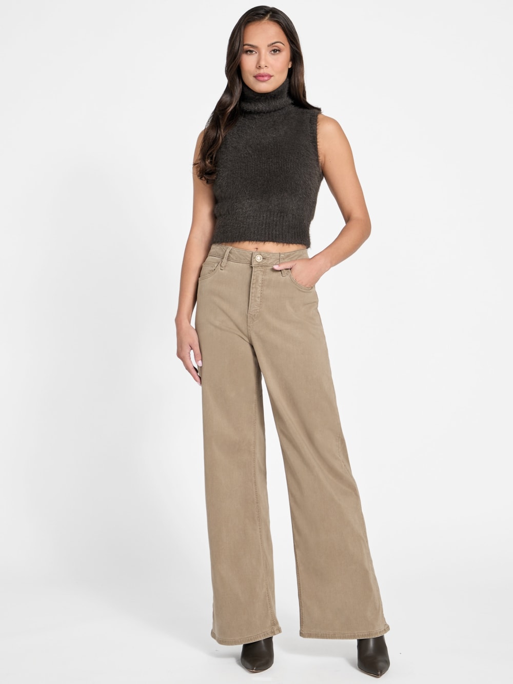 Mei Turtleneck Sweater Tank - Guess