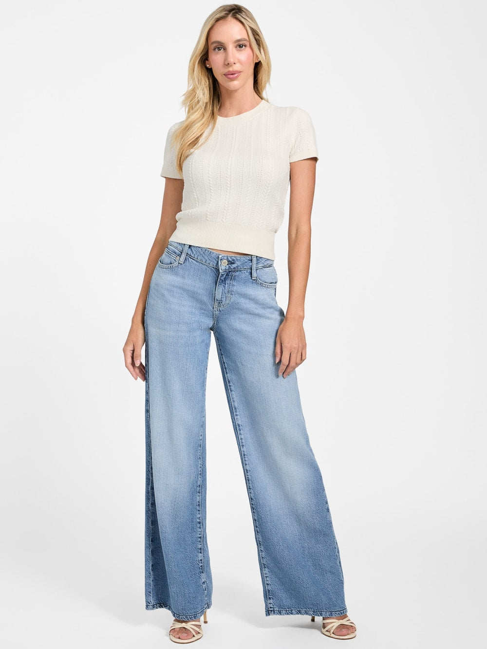 Eco Marcie Chenille Sweater Top - Guess