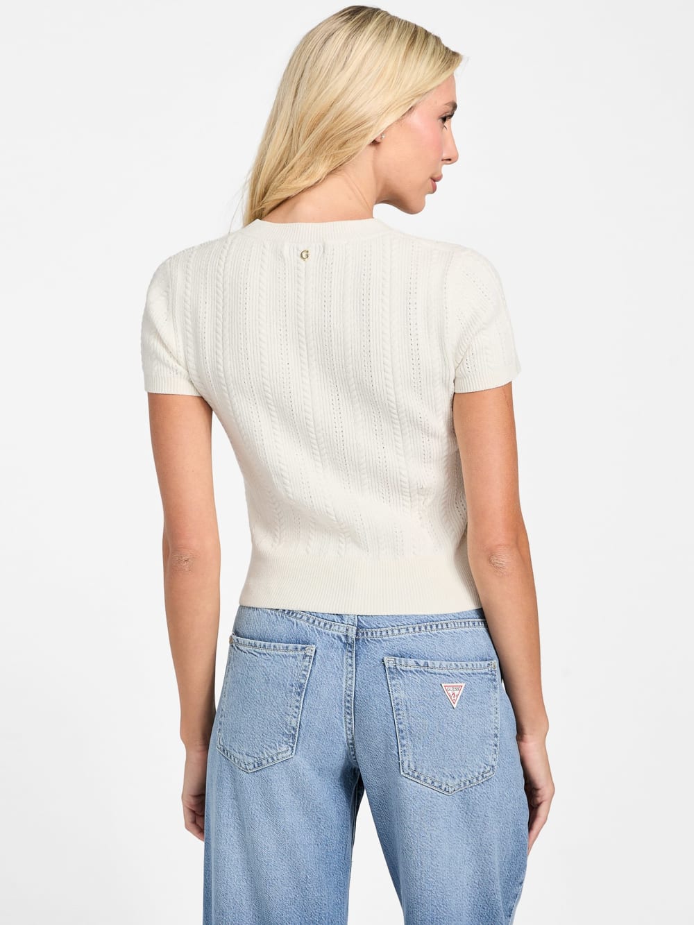 Eco Marcie Chenille Sweater Top - Guess