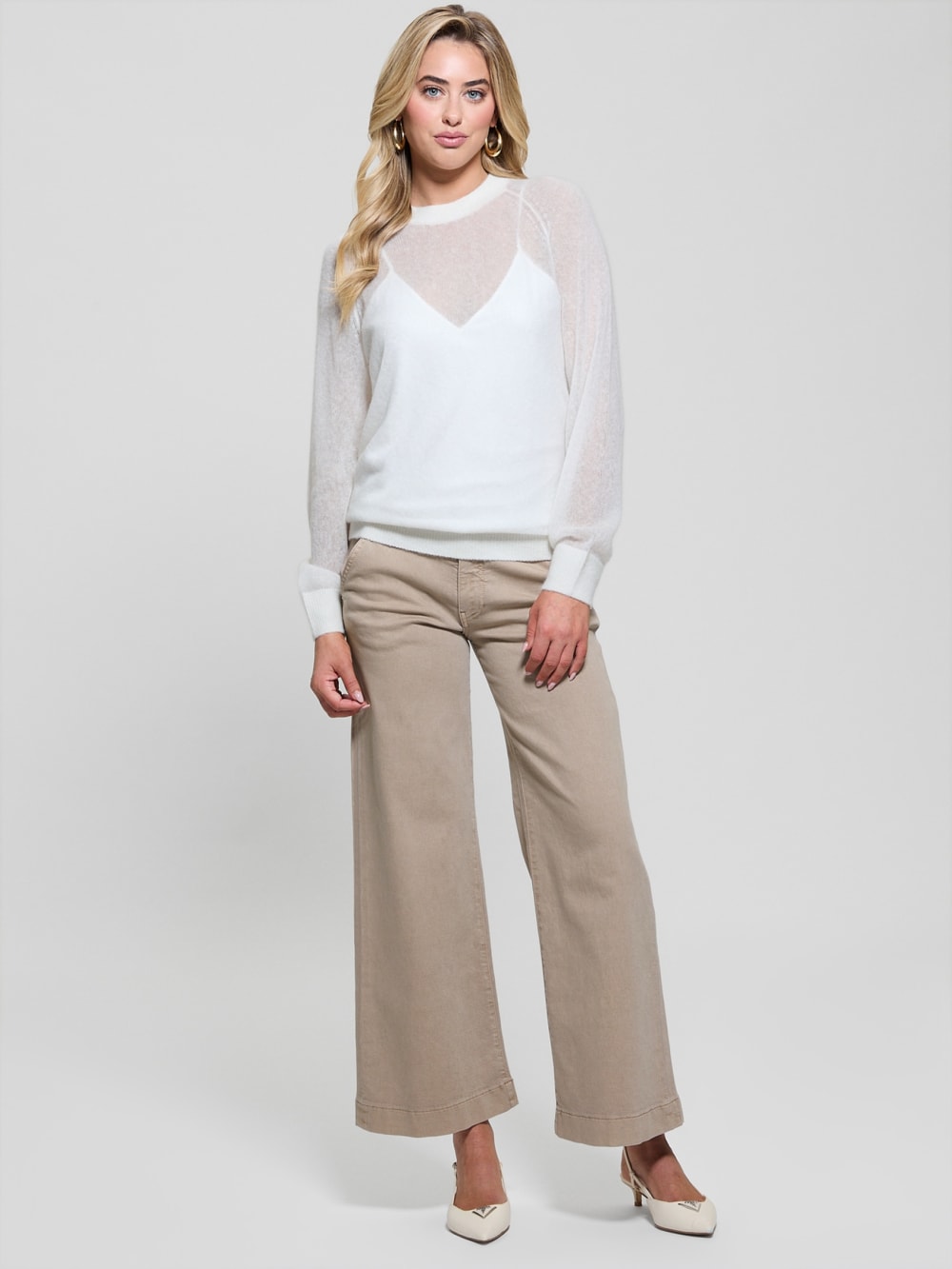 Izabella Wool-Blend Sweater - Guess