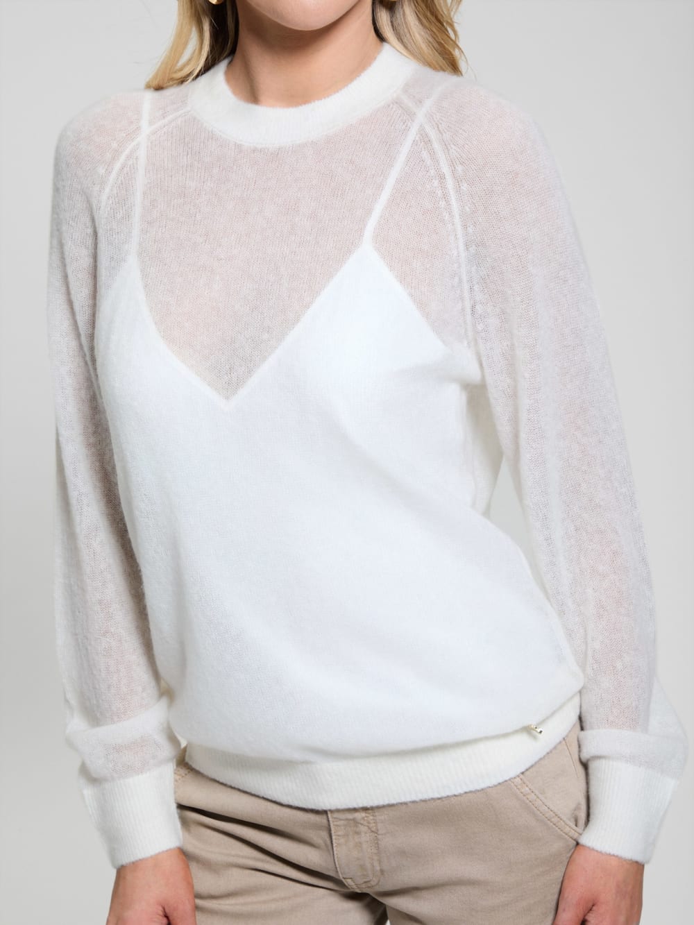 Izabella Wool-Blend Sweater - Guess