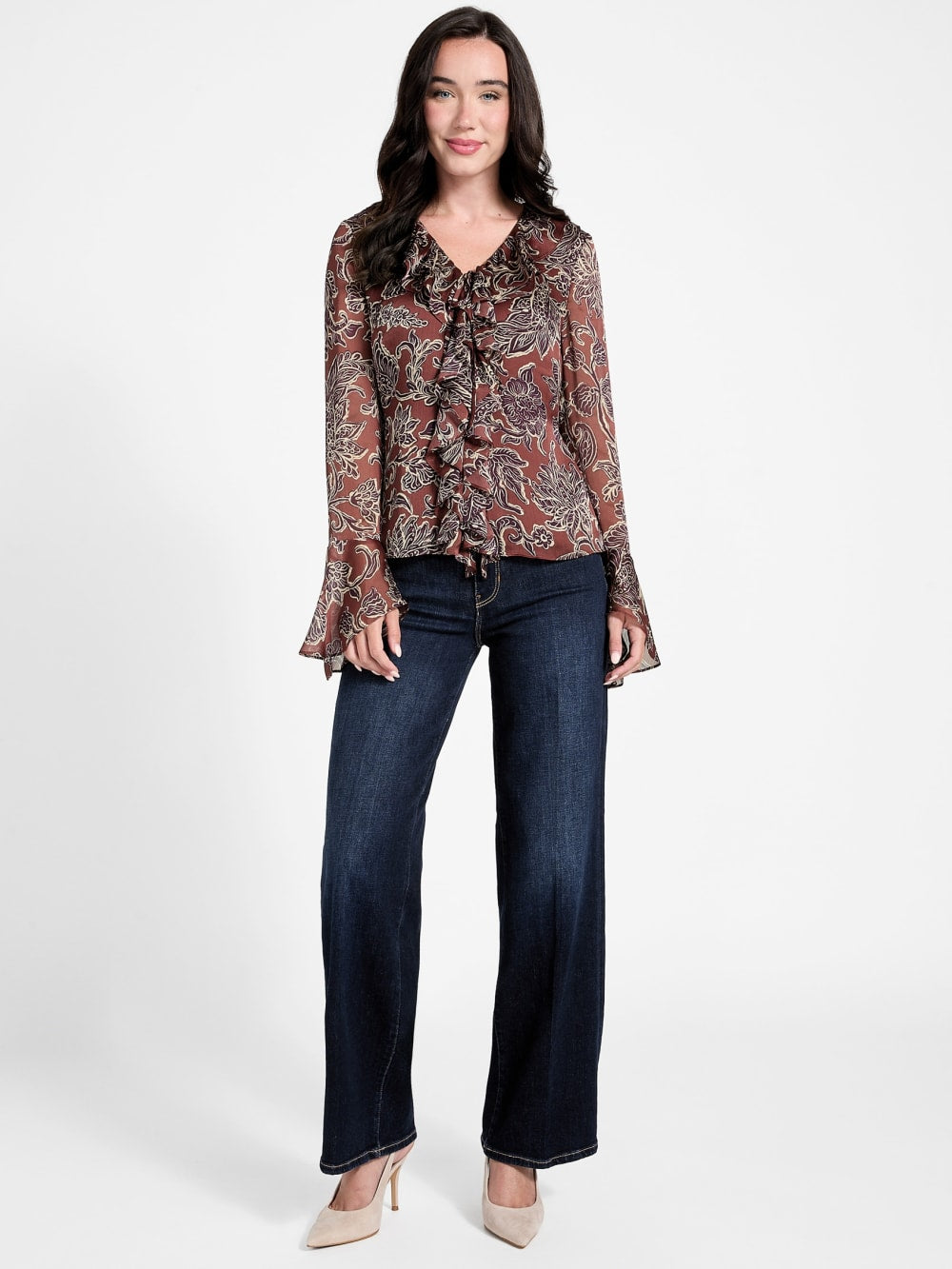 Sana Ruffle Top - Guess