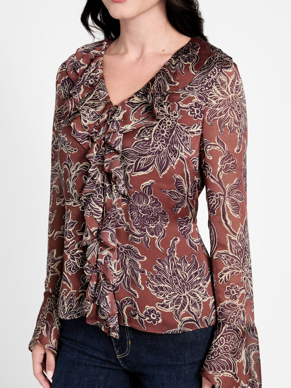 Sana Ruffle Top - Guess