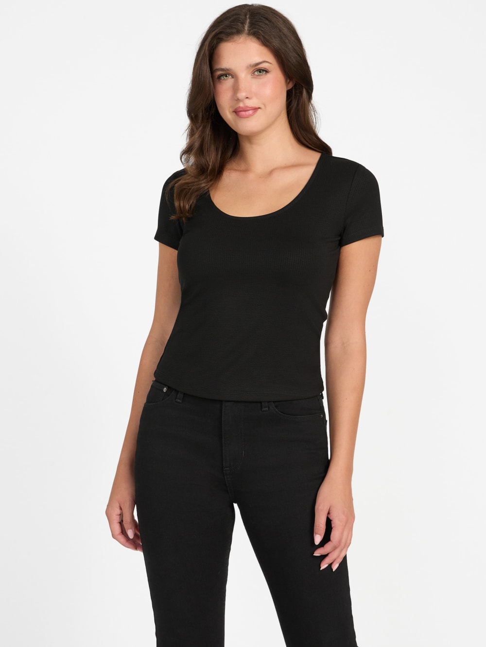 Eco Lena Ribbed Top - Guess