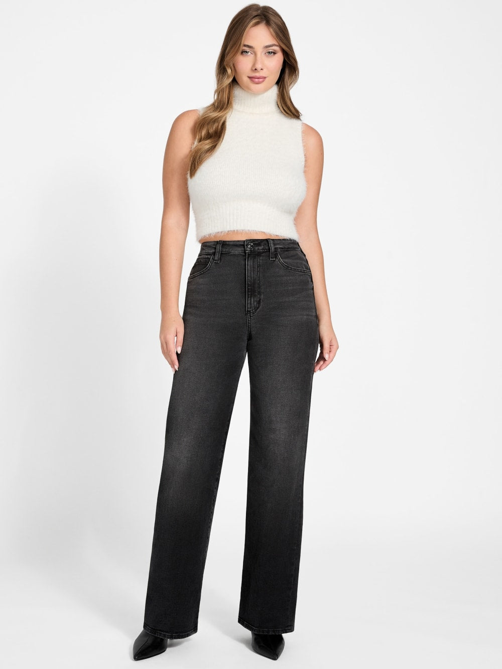 Mei Turtleneck Sweater Tank - Guess