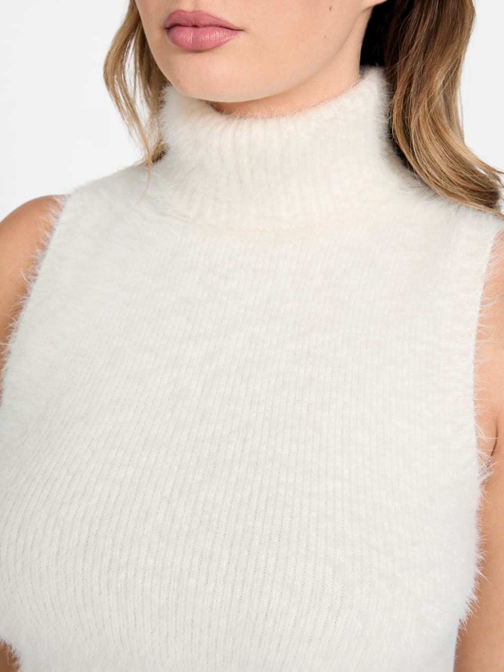 Mei Turtleneck Sweater Tank - Guess