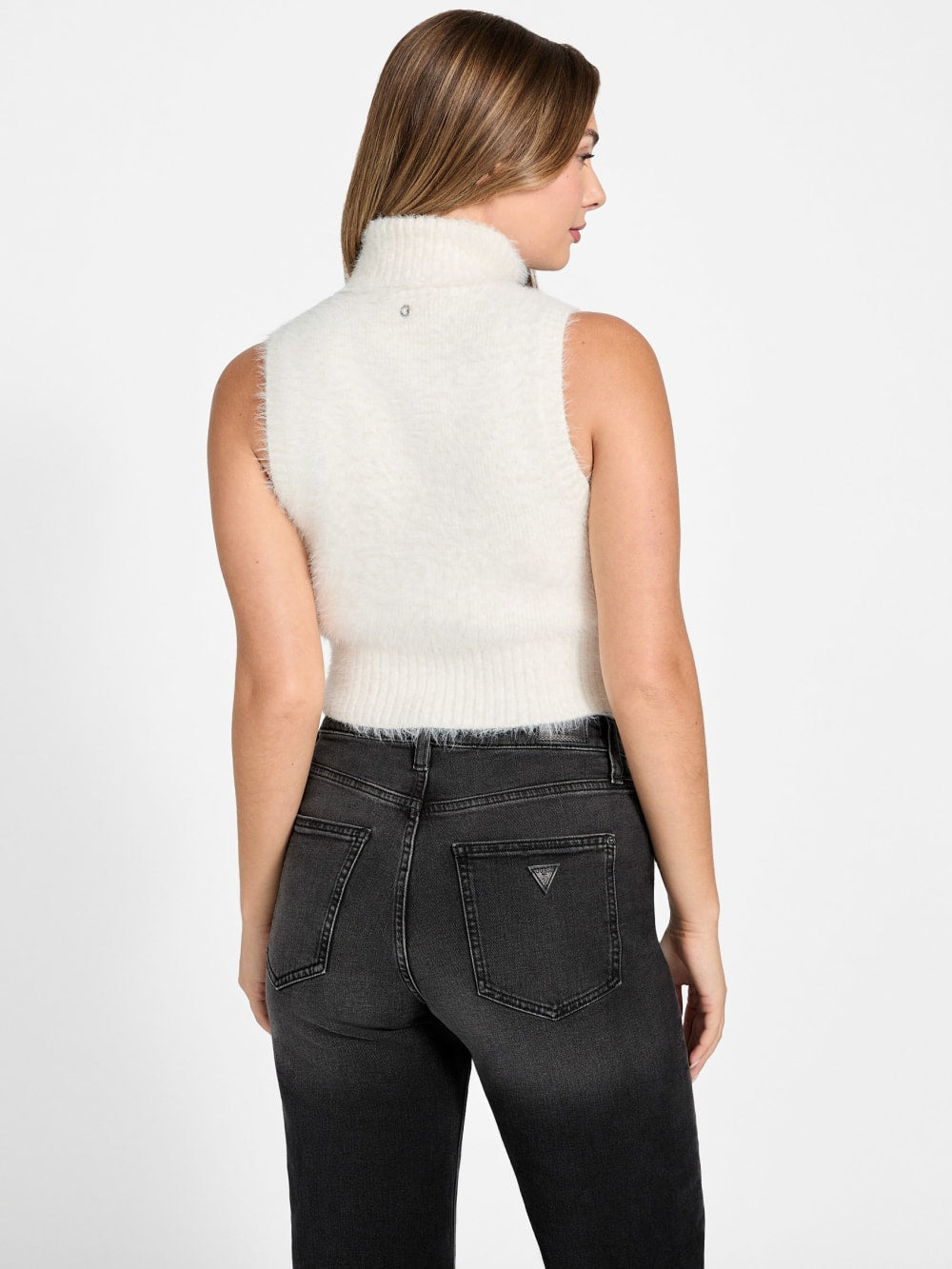 Mei Turtleneck Sweater Tank - Guess