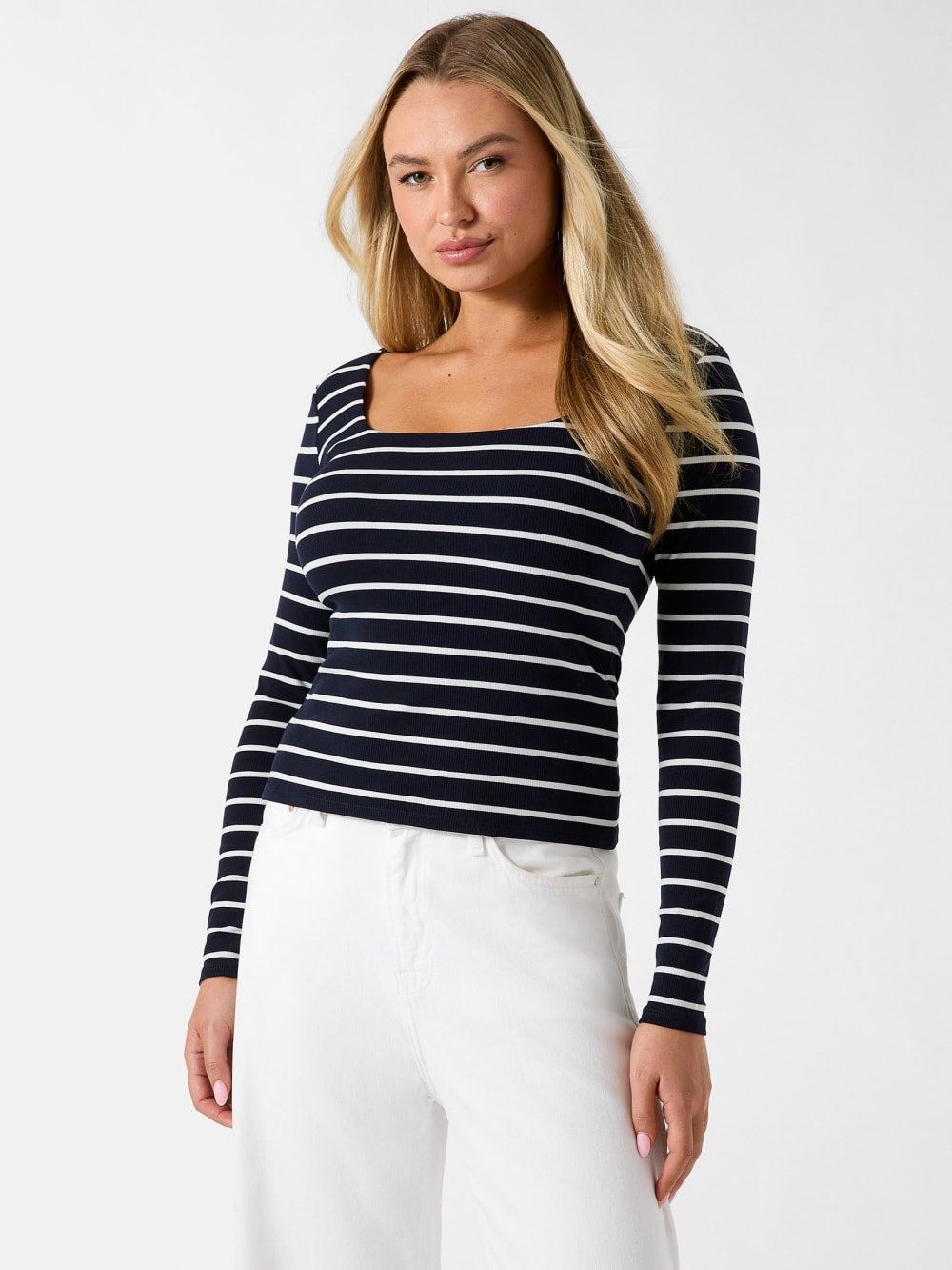 Slim fit striped top - Guess