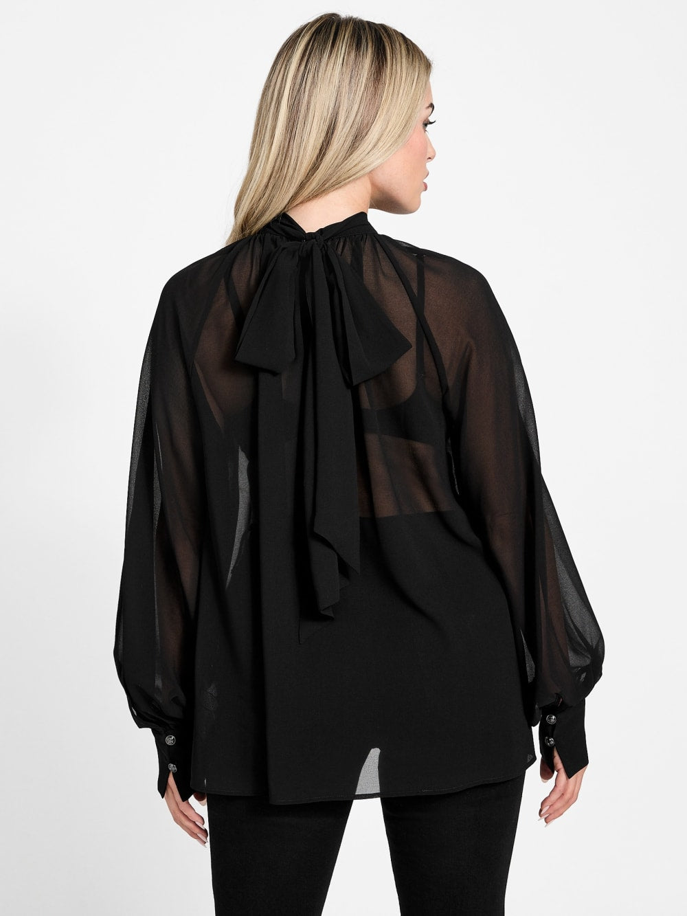 Eco Audrine Bow Blouse - Guess